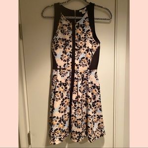 Brand new bar III floral & black dress